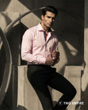 Pink Pearl With Contrast Detailings Formal Shirt