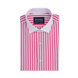 Salmon Pink Premium Egyptian Cotton Formal Shit With White Cuff And Collar