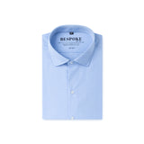 Sky Blue Micro-Pattern Formal Shirtt - Sale