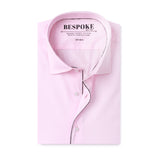 Blush Pink With Contrast Detailings Formal Shirt