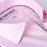 Blush Pink With Contrast Detailings Formal Shirt