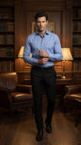 Premium Blue Formal Shirt For Men