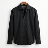 Elegant Black Formal Shirt – Designer Edition