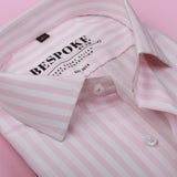Pink Stripe Button-Down Formal Shirt - 16.5