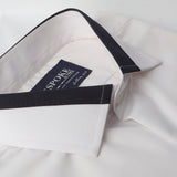 White Formal Shirt with designer collar 15.5 Collar