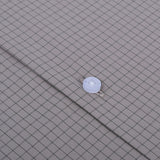 Sandy Brown Checkered Formal Shirt For Men. - YNG Empire