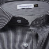 Gray With Strips Premium Formal Shirt For Men - YNG Empire