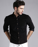 Black Casual Shirt For Men - YNG Empire
