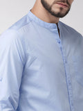Sky Blue Casual Shirt For Men - YNG Empire
