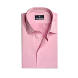 Lemonade Pink Rich Cotton Formal Shirt For Men - Sale
