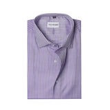 Purple Herringbone Formal Shirt
